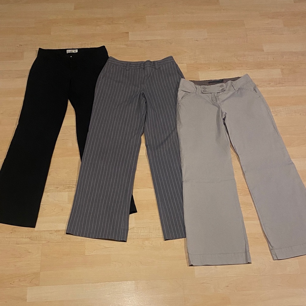 Wide Leg Work Pants Bundle | Old Navy & Isaac Mizrahi | Size 4–6